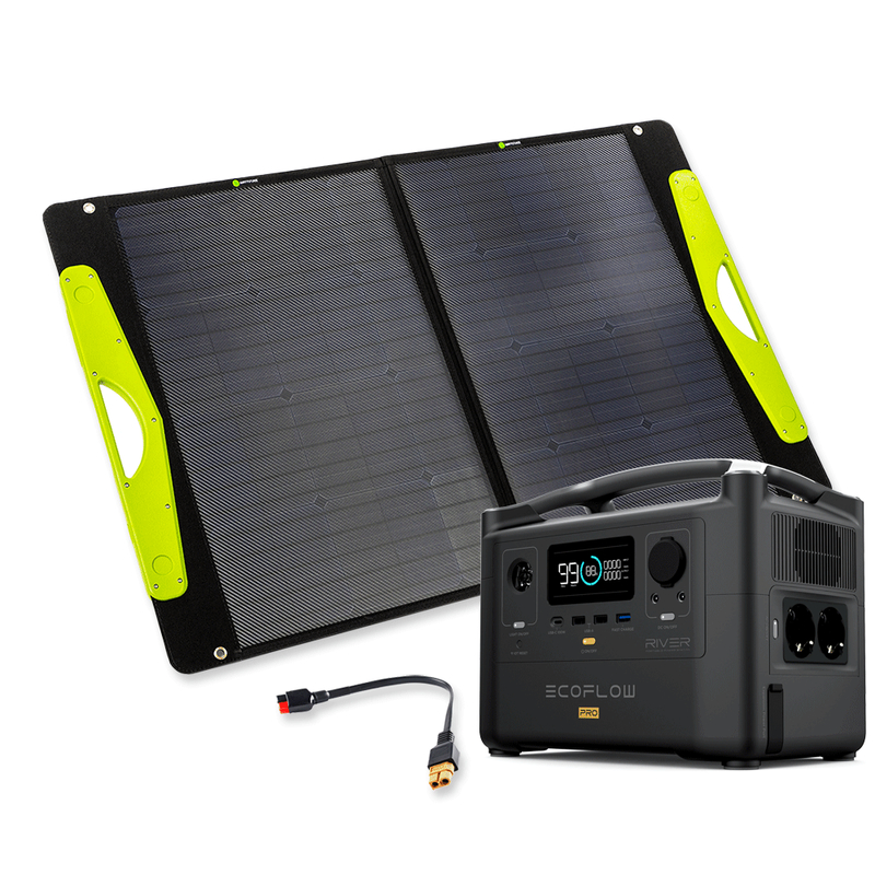 EcoFlow RIVER PRO Powerstation Bundle mit Solar