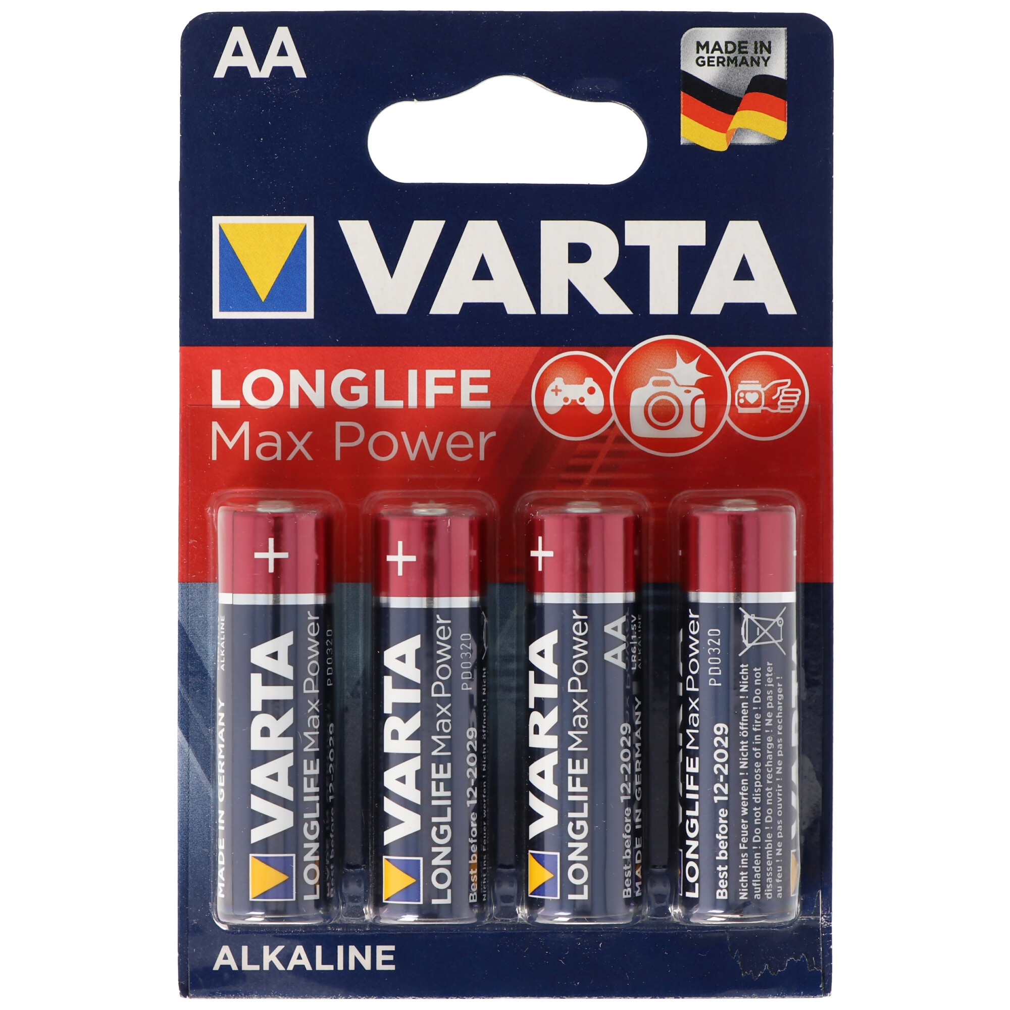 Varta Longlife Max Power 4706 AA 4er-Blister